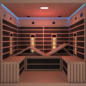 infrarood sauna met full spectrum stralers